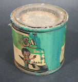 Rare 1930s Bapco British America Paint Co Ltd Satin-Glo Jade Colored Enamel Paint Small Can - Treasure Valley Antiques & Collectibles