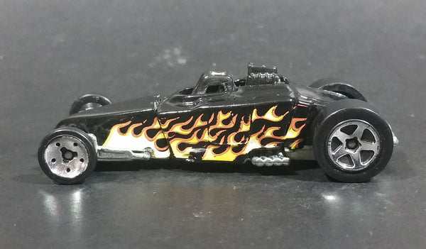 2007 Hot Wheels Engine Revealers Tire Fryer Black Die Cast Toy Car Hot Rod Vehicle - Treasure Valley Antiques & Collectibles