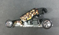 2007 Hot Wheels Engine Revealers Tire Fryer Black Die Cast Toy Car Hot Rod Vehicle - Treasure Valley Antiques & Collectibles