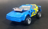 Vintage 1986 Marchon Tune Ups Pontiac Trans-Am Blue 7 Toy Race Car Vehicle - Treasure Valley Antiques & Collectibles