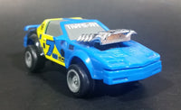 Vintage 1986 Marchon Tune Ups Pontiac Trans-Am Blue 7 Toy Race Car Vehicle - Treasure Valley Antiques & Collectibles