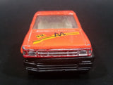 Unknown Maker Orange Pickup Truck #12 "M" Die Cast Toy Car Vehicle - Made in China - Treasure Valley Antiques & Collectibles