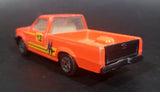 Unknown Maker Orange Pickup Truck #12 "M" Die Cast Toy Car Vehicle - Made in China - Treasure Valley Antiques & Collectibles