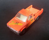 Unknown Maker Orange Pickup Truck #12 "M" Die Cast Toy Car Vehicle - Made in China - Treasure Valley Antiques & Collectibles