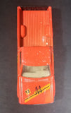 Unknown Maker Orange Pickup Truck #12 "M" Die Cast Toy Car Vehicle - Made in China - Treasure Valley Antiques & Collectibles