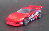 2016 Hot Wheels Speed Graphics Toyota Supra Red Die Cast Toy Car Vehicle - Treasure Valley Antiques & Collectibles