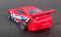 2016 Hot Wheels Speed Graphics Toyota Supra Red Die Cast Toy Car Vehicle - Treasure Valley Antiques & Collectibles