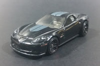 2012 Hot Wheels '12 Corvette Z06 Black Die Cast Toy Car Vehicle - Treasure Valley Antiques & Collectibles