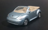 Maisto VW Volkswagen New Beetle Convertible Silver Grey Die Cast Toy Car Vehicle - Treasure Valley Antiques & Collectibles