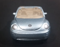 Maisto VW Volkswagen New Beetle Convertible Silver Grey Die Cast Toy Car Vehicle - Treasure Valley Antiques & Collectibles