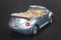 Maisto VW Volkswagen New Beetle Convertible Silver Grey Die Cast Toy Car Vehicle - Treasure Valley Antiques & Collectibles