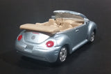 Maisto VW Volkswagen New Beetle Convertible Silver Grey Die Cast Toy Car Vehicle - Treasure Valley Antiques & Collectibles