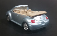 Maisto VW Volkswagen New Beetle Convertible Silver Grey Die Cast Toy Car Vehicle - Treasure Valley Antiques & Collectibles