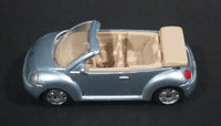 Maisto VW Volkswagen New Beetle Convertible Silver Grey Die Cast Toy Car Vehicle - Treasure Valley Antiques & Collectibles