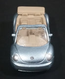 Maisto VW Volkswagen New Beetle Convertible Silver Grey Die Cast Toy Car Vehicle - Treasure Valley Antiques & Collectibles