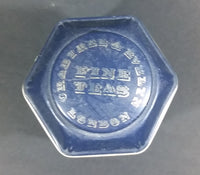 1984 Earl Grey Tea Crabtree & Evelyn London Hexagon Shaped Blue Tea Tin Collectible - Treasure Valley Antiques & Collectibles