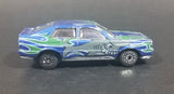 1980s Zee Toys Dyna Wheels Audi Quattro Blue & Green w/ Grey Shark Car No. D87 Die Cast Toy Vehicle - 1/64 Scale - Treasure Valley Antiques & Collectibles