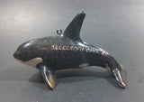 Vintage Telegraph Cove, B.C. Orca Killer Whale Ceramic Hanging Ornament Souvenir Travel Collectible - Treasure Valley Antiques & Collectibles