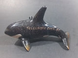 Vintage Telegraph Cove, B.C. Orca Killer Whale Ceramic Hanging Ornament Souvenir Travel Collectible - Treasure Valley Antiques & Collectibles