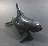 Vintage Telegraph Cove, B.C. Orca Killer Whale Ceramic Hanging Ornament Souvenir Travel Collectible - Treasure Valley Antiques & Collectibles