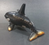 Vintage Telegraph Cove, B.C. Orca Killer Whale Ceramic Hanging Ornament Souvenir Travel Collectible - Treasure Valley Antiques & Collectibles