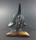 Vintage Telegraph Cove, B.C. Orca Killer Whale Ceramic Hanging Ornament Souvenir Travel Collectible - Treasure Valley Antiques & Collectibles