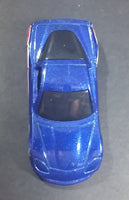 2008 Hot Wheels General Motors Chevrolet Corvette C6 Blue Die Cast Toy Car Vehicle - Treasure Valley Antiques & Collectibles