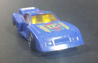 1980s Marz Karz Blue #12 Ford Mustang Cobra II S8002 Die Cast Toy Race Car - Treasure Valley Antiques & Collectibles