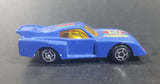 1980s Marz Karz Blue #12 Ford Mustang Cobra II S8002 Die Cast Toy Race Car - Treasure Valley Antiques & Collectibles