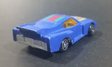 1980s Marz Karz Blue #12 Ford Mustang Cobra II S8002 Die Cast Toy Race Car - Treasure Valley Antiques & Collectibles