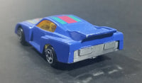 1980s Marz Karz Blue #12 Ford Mustang Cobra II S8002 Die Cast Toy Race Car - Treasure Valley Antiques & Collectibles