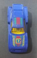 1980s Marz Karz Blue #12 Ford Mustang Cobra II S8002 Die Cast Toy Race Car - Treasure Valley Antiques & Collectibles