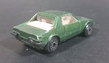 1980s Zee Toys Dyna Wheels Fiat x 1/9 Dark Green No. D63 Die Cast Toy Vehicle - 1/64 Scale - Treasure Valley Antiques & Collectibles