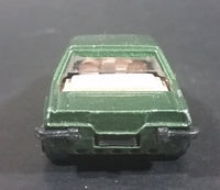 1980s Zee Toys Dyna Wheels Fiat x 1/9 Dark Green No. D63 Die Cast Toy Vehicle - 1/64 Scale - Treasure Valley Antiques & Collectibles