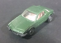 1980s Zee Toys Dyna Wheels Fiat x 1/9 Dark Green No. D63 Die Cast Toy Vehicle - 1/64 Scale - Treasure Valley Antiques & Collectibles