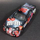 2002 Racing Champions Nascar #36 Ken Shrader M & M 1/24 Scale Pontiac Grand Prix Black Spooky Halloween Die Cast Model Toy Race Car Vehicle - Treasure Valley Antiques & Collectibles