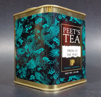 Collectible Peet's Tea Teal & Black Tin 'Pride of The Port' Berkeley, California 1/4 Lb Empty - Treasure Valley Antiques & Collectibles