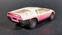 1970s Corgi Juniors Whizzwheels #77 Ital Design Bizzarrini Manta Hot Pink Die Cast Toy Car Vehicle - Treasure Valley Antiques & Collectibles