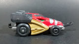 2003 Bandai Japan Power Rangers Dino Thunder Dino Fury Red Die Cast Toy Car Vehicle Type 2 - Treasure Valley Antiques & Collectibles