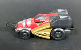 2003 Bandai Japan Power Rangers Dino Thunder Dino Fury Red Die Cast Toy Car Vehicle Type 2 - Treasure Valley Antiques & Collectibles