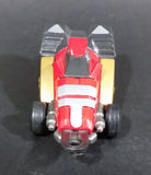 2003 Bandai Japan Power Rangers Dino Thunder Dino Fury Red Die Cast Toy Car Vehicle Type 2 - Treasure Valley Antiques & Collectibles