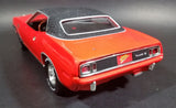 2005 Johnny Lightning 1971 Plymouth Barracuda 340 Four-Barrel Orange 1/18 Scale Die Cast Toy Model Muscle Car Vehicle - Treasure Valley Antiques & Collectibles