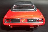 2005 Johnny Lightning 1971 Plymouth Barracuda 340 Four-Barrel Orange 1/18 Scale Die Cast Toy Model Muscle Car Vehicle - Treasure Valley Antiques & Collectibles