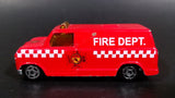 Vintage Buddy L "Metal Made" Fire Dept. Van Red Die Cast Toy Car Vehicle No. 47601 - Treasure Valley Antiques & Collectibles