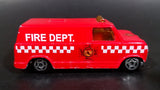 Vintage Buddy L "Metal Made" Fire Dept. Van Red Die Cast Toy Car Vehicle No. 47601 - Treasure Valley Antiques & Collectibles