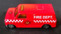 Vintage Buddy L "Metal Made" Fire Dept. Van Red Die Cast Toy Car Vehicle No. 47601 - Treasure Valley Antiques & Collectibles