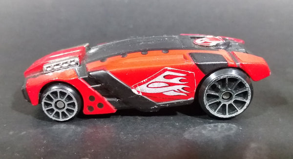 2007 Hot Wheels Stunt Strikers Thunderblade Red & Black No. 4/8 Die Cast Toy Car Vehicle McDonald's Happy Meal - Treasure Valley Antiques & Collectibles