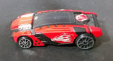 2007 Hot Wheels Stunt Strikers Thunderblade Red & Black No. 4/8 Die Cast Toy Car Vehicle McDonald's Happy Meal - Treasure Valley Antiques & Collectibles