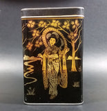 Vintage Lipton's Tea The Most Delicious The World Produces Asian Ladies Black & Gold Tin - Treasure Valley Antiques & Collectibles