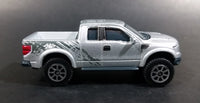 2010 Maisto Fresh Metal Ford F-150 SVT Raptor Truck Silver Grey Die Cast Toy Car Vehicle - Treasure Valley Antiques & Collectibles